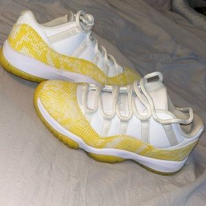 Jordan 11 Yellow Snakeskin